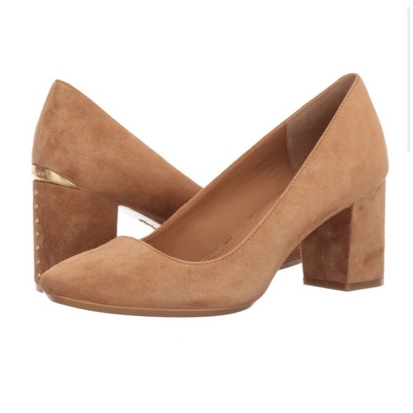 Calvin Klein Shoes - Calvin Klein Suede Cirice Heels